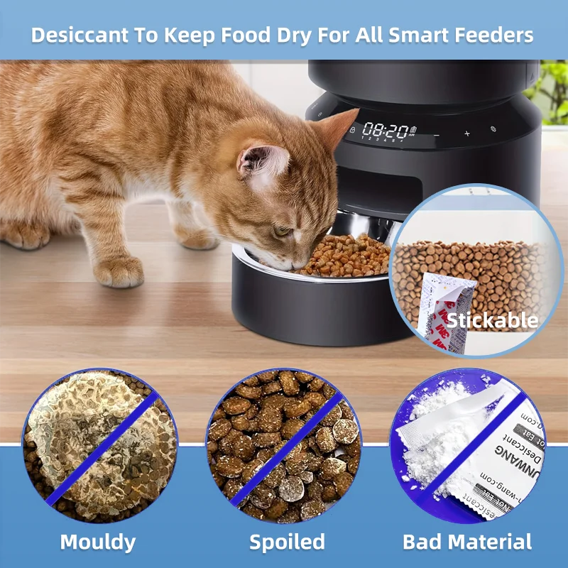 200g Stickable Calcium Chloride Desiccant Moisture Packs for Car Light Cat Food Christmas Gift Electronics Storage