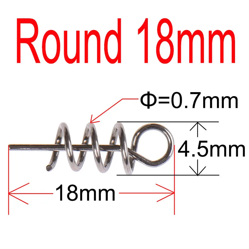 Enhanced Stainless Steel Fishing Spring Lock Connectors (20/50/100 pcs)