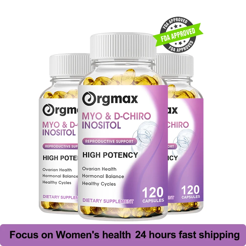 

Myo Inositol Capsules D-Chiro Inositol Hormonal Balance Regulate Menstrual Cycle Regulate Menstrual Cycle Fertility Supplements