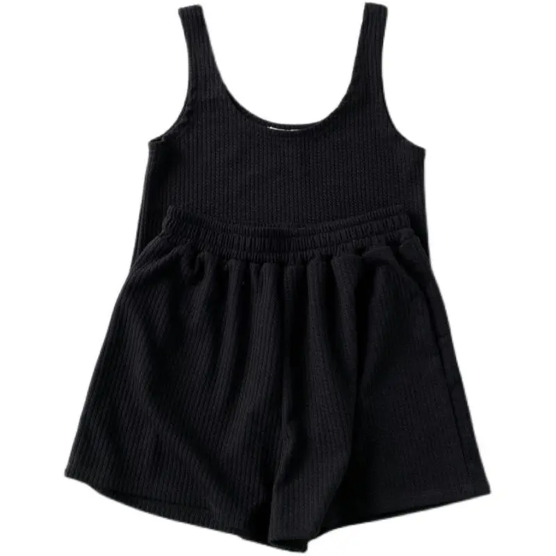 Women Pajamas Summer Home Clothes 2 Piece Set