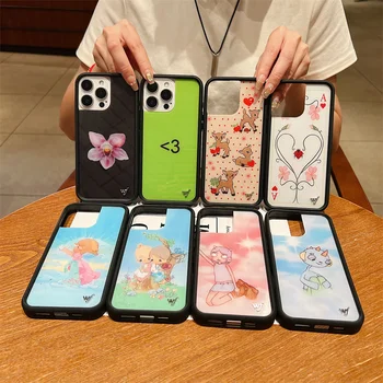 Wildflower Orchid Lila Moss Phone Case For iPhone 17 16 15 14 13 12 Pro Max Plus wf Precious Moments Emergency Intercom Cover 1