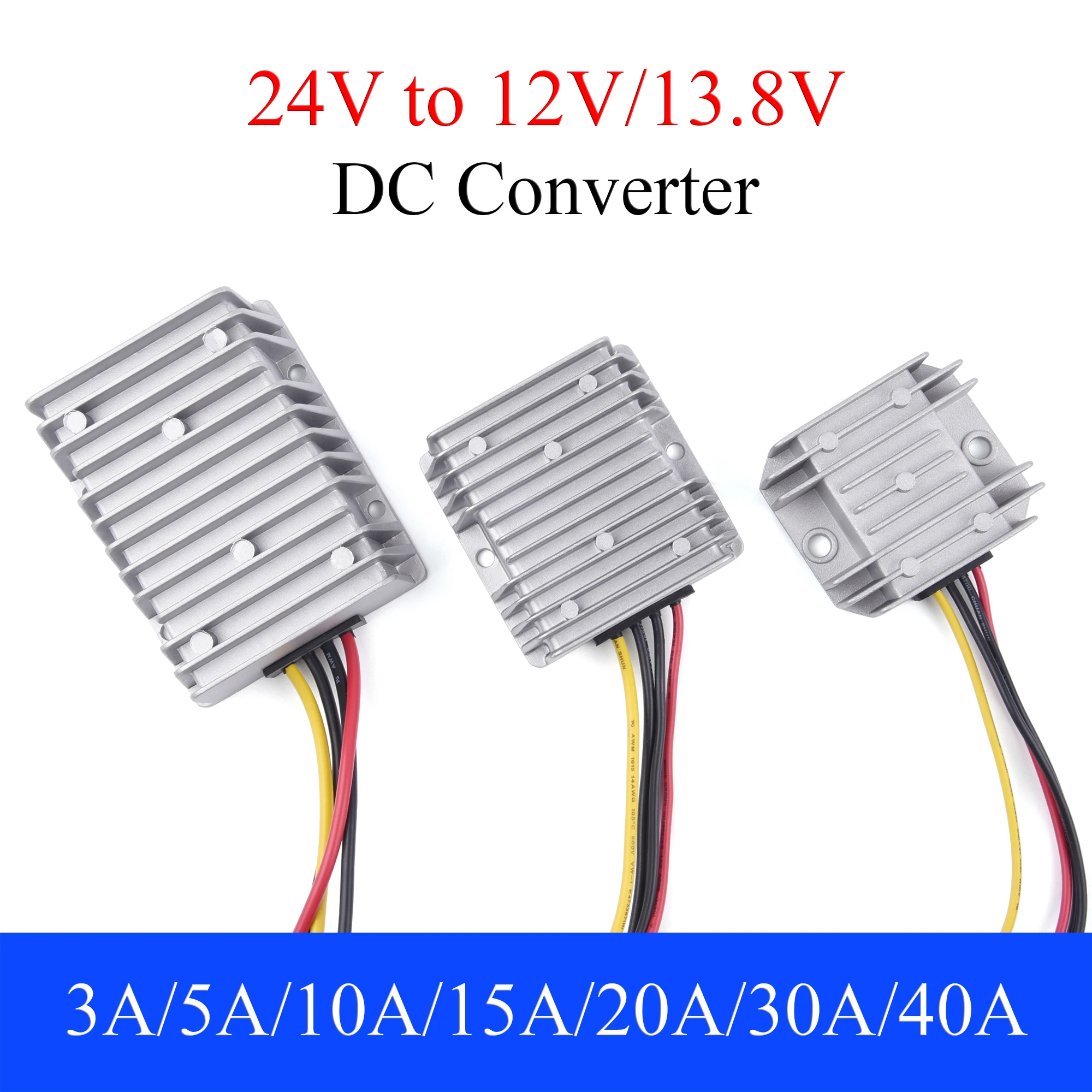 Convertitore DC-DC Step-Down 24V/12V A 5V 5A – Alimentatore Modulare 9V-36V
