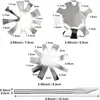 French Cutter For Nails Set, French Tip Cutter Edge Trimmer, Smile Line Acrylic V Cut Nail With Brush 3