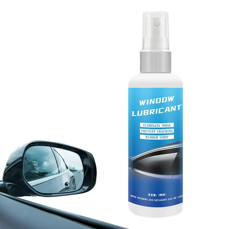 Car Silicone Spray Lubricant 100ml Multi Surface Rubber Door Strip Softening
