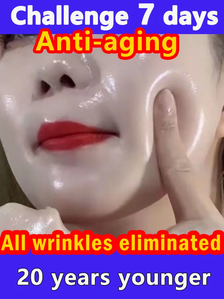 Effective anti-ageing and anti-wrinkle facial serum to remove facial wrinkles fine lines around the eyes crow's feet neck wrinkl