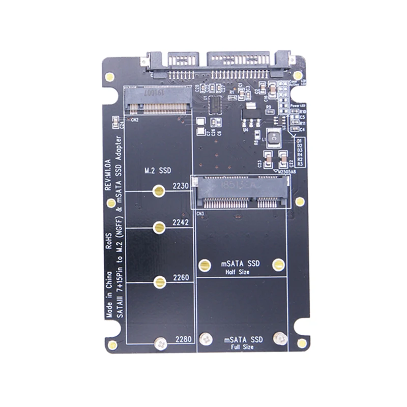 MSATA M2 SSD ̽ mSATA-SATA  B Ű m.2 SATA SSD SATA3.0   , M.2 SATA SSD mSATA  ̽, ǰ
