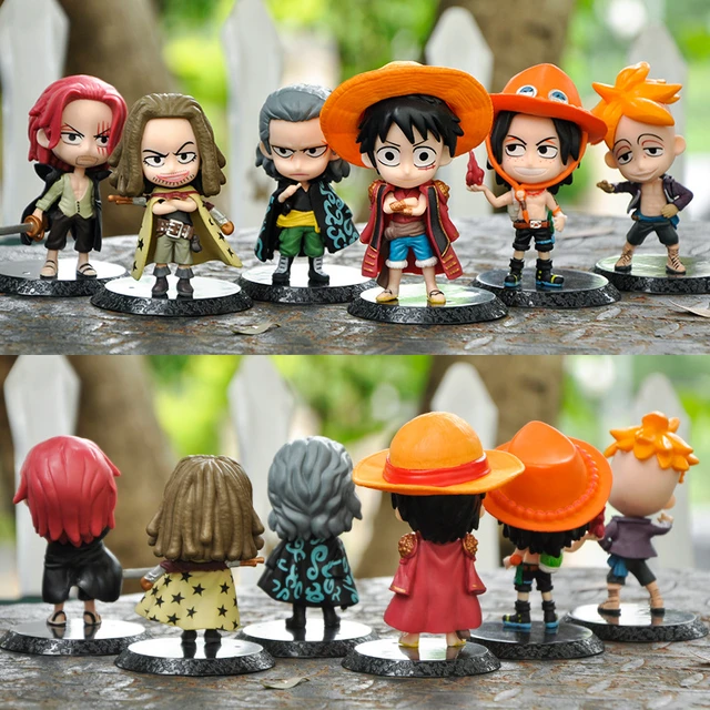 Datch Anime Figures 6pcs Japanese Anime Figure Set Home Office Desktop Decoration Action Figures Toy Gift for Anime Fans