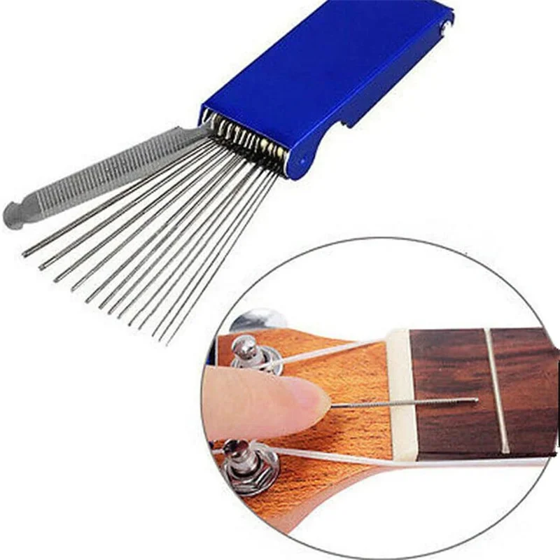 Portable Guitar Nut Slotting File Saw Rods Slot Filing Set Replacement Tools String Instruments 1pc