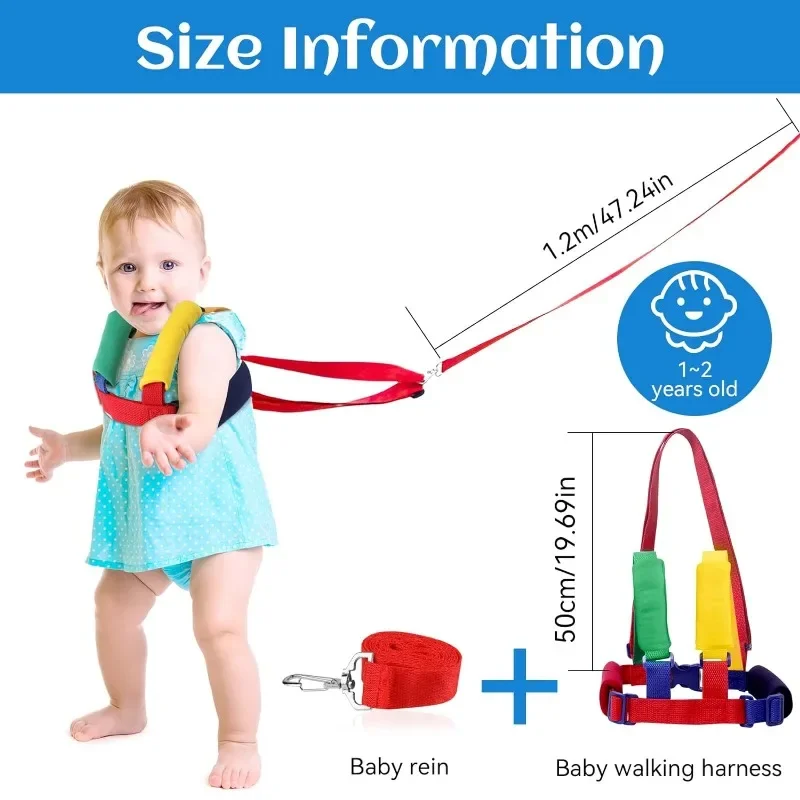 Baby Harness Baby Reins Lightweight Baby Walking Harness Anti-Lost for Toddlers Boys Girls