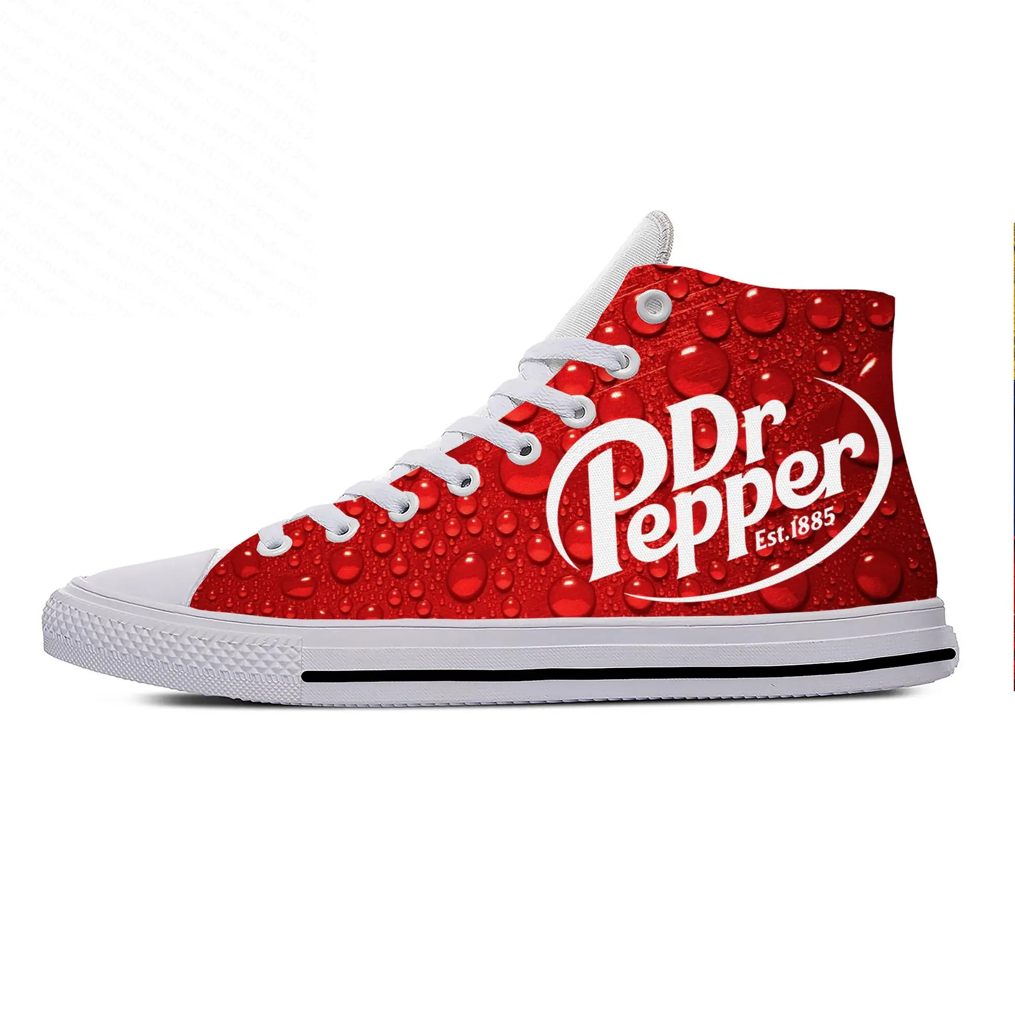 

Кроссовки DR Pepper мужские/женские высокие, повседневная холщовая обувь для подростков, обувь для бега с 3D принтом, дышащая легкая обувь для косплея