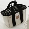 Korea Mommy Bag Large Capacity Portable Diaper Bag Nappy Multifunctional Drawstring Canvas Outdoor Handbag Mother Baby Bag 5