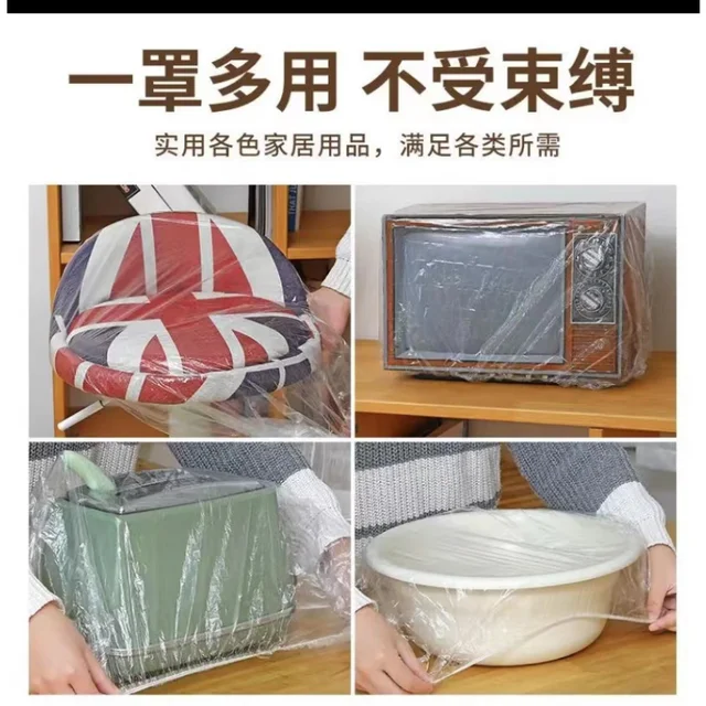 10 Darabos Mikrohullámú Sütő Porfedél Olajbiztos Anyag Lélegző Védelem Tárolózsák Konyhai Készletekkel - Image 5