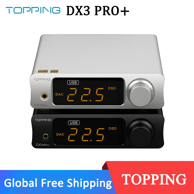 Усилитель для наушников TOPPING DX3 PRO + DAC ES9038Q2M декодер Bluetooth 5 0 LDAC аудио с