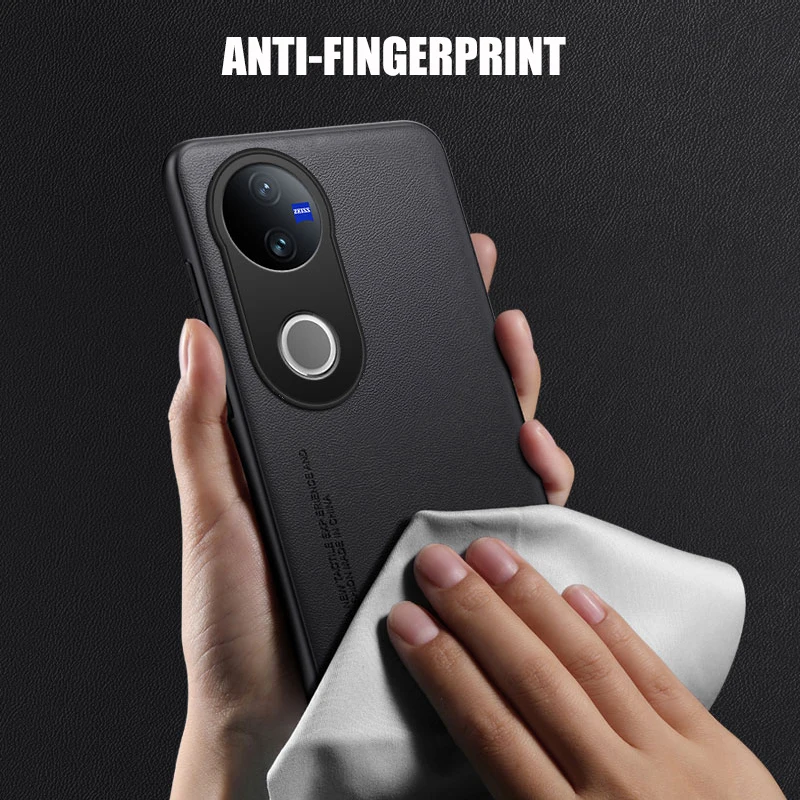 Deluxe PU Leather Shockproof Phone Case with Silicone Protection