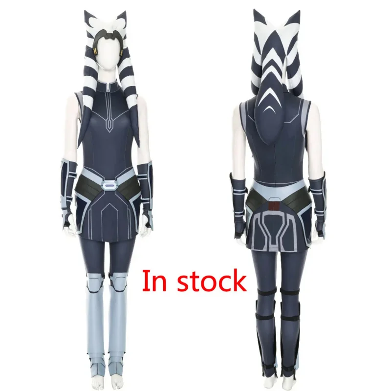 

Ahsoka Tano Cosplay Costume Halloween The Clone Wars Superhero Woman Outfit Fancy Party Suit For Adult