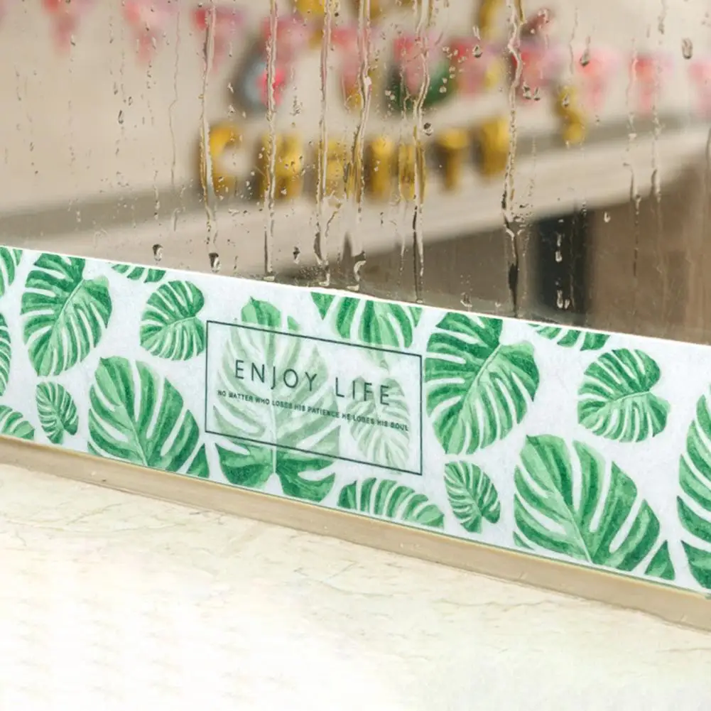 

Water-absorbent Traceless Glass Window Kitchen Countertop Strip Sticker Kitchen Supplies