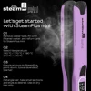Steam Straightening Iron Heating Hot Hair Combs Titanium Curling Iron Steam Flat Iron Hair Wide Plates Tools Hair Straightener 5