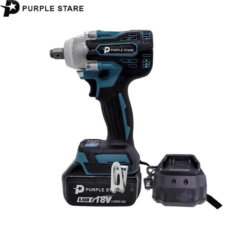 Гайковерт ударный бесщеточный Электрический, 1/2 дюйма, 2 в 1, 18 в