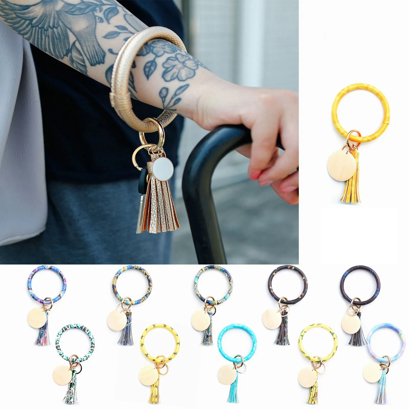 Tassel Bracelet Keychain/Key Ring