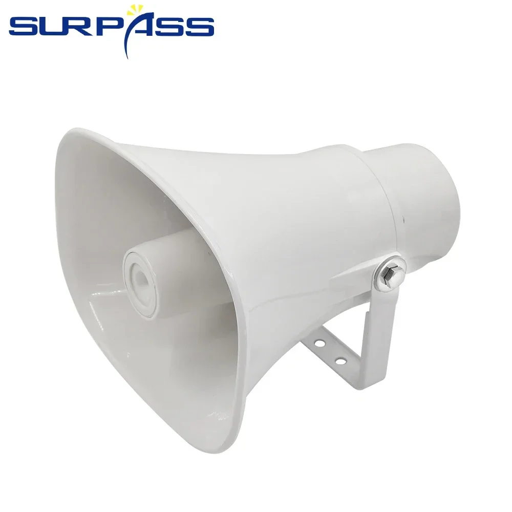Outdoor pa system HiFi Stereo wall sound Audio 15W Background Music Waterproof Wall Mount Speaker for Garden Patio Home Swimming