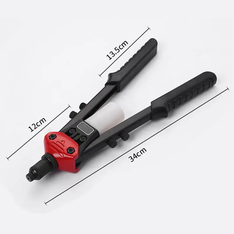 1Pc Heavy-Duty 5-in-1 Hand Riveter,Hand Threaded Rivet Nut Gun 2