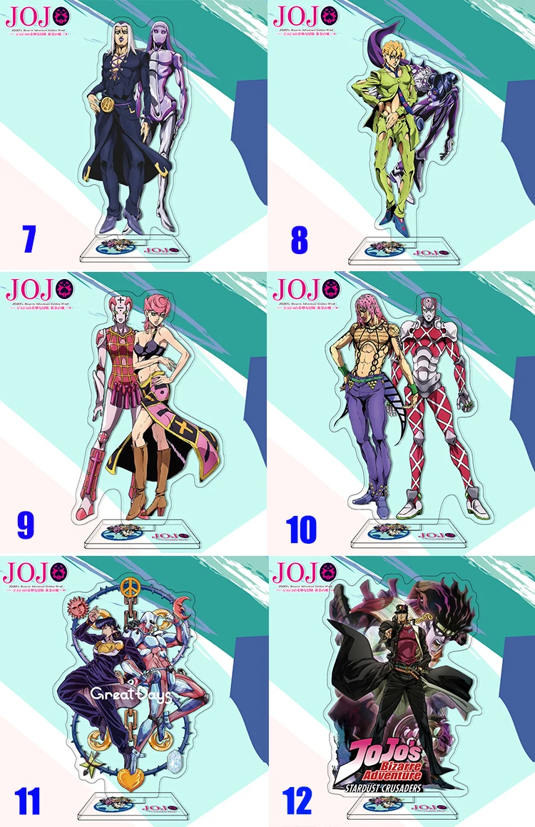 Accessories (Character Kuta) Giorno & Mr. Draw Down BIG Acrylic Stand 「  JOJO'S BIZARRE ADVENTURE part v golden wind 」, Goods / Accessories