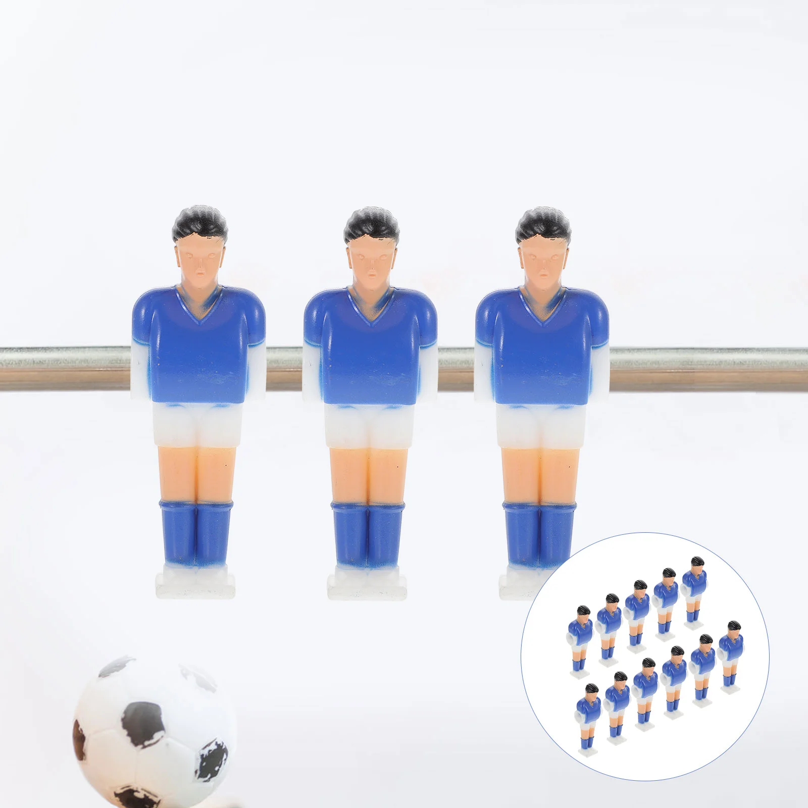 

11 Pcs Table Soccer Children Football Machine Player Soccer Game Accessories Table Puppets Plastic Foosball Lovely Men Statues