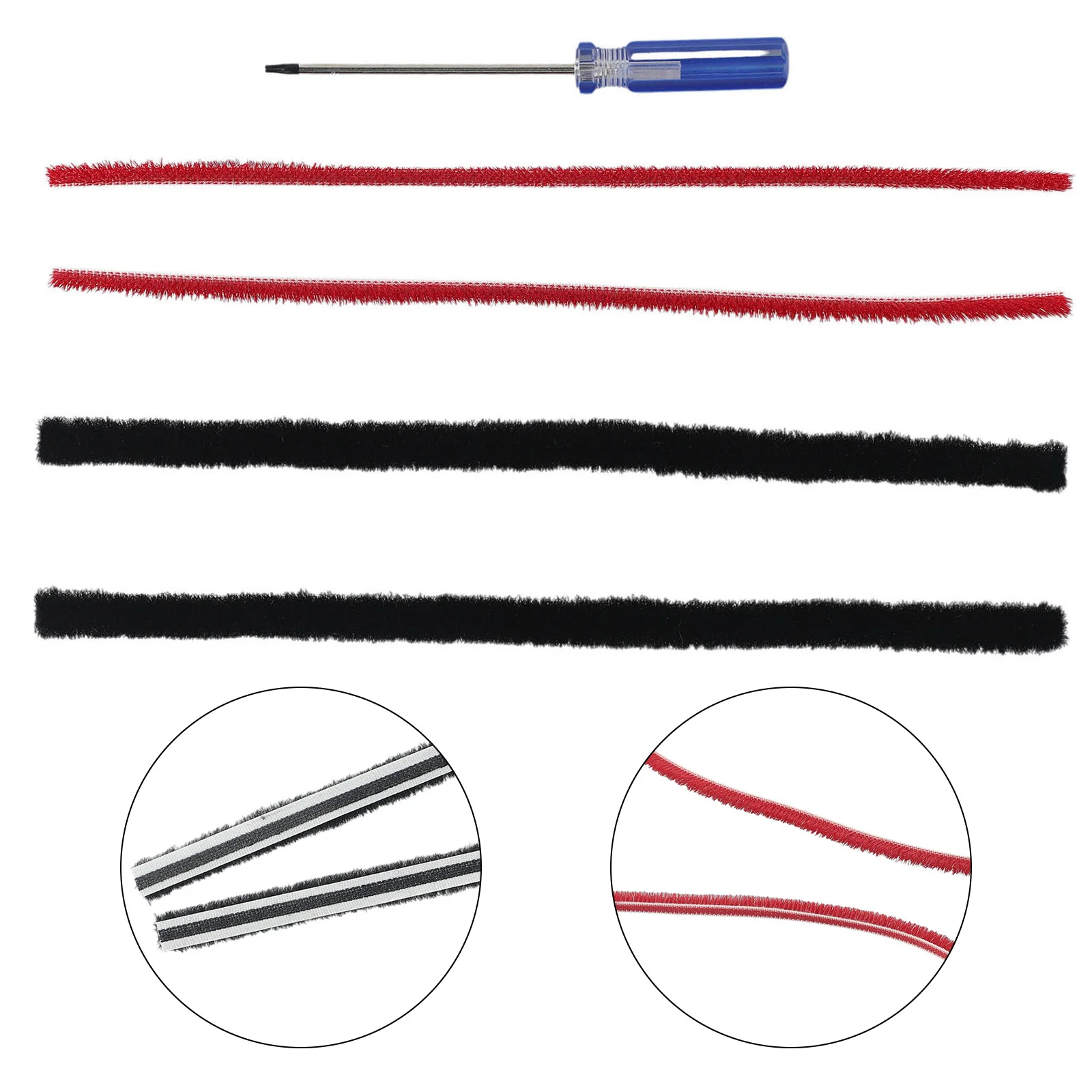 

Rolling Brush Strips Plush Strips Replacement V8 V10 Vacuum Cleaner Red Rolling Soft Plush 4piece Premium Material