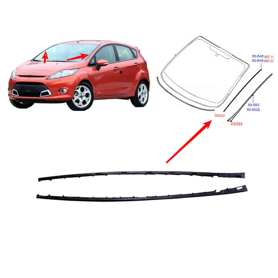 2S6117526AC braccio tergicristalli anteriore sinistro per FORD FIESTA V