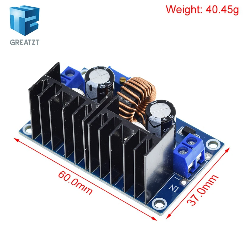 XL4016 PWM Einstellbar 4-36V bis 1,25-36V Step-Down Board Modul Max 8A 200W DC-DC Step Down Buck Converter Netzteil – Detail 7