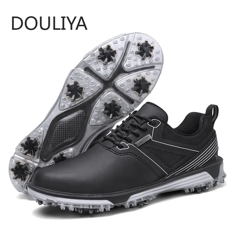 Men Waterproof Golf Shoes Comfortable Outdoor Size 40-47 Walking Footwears Anti Slip Athletic Sneakers golf shoes