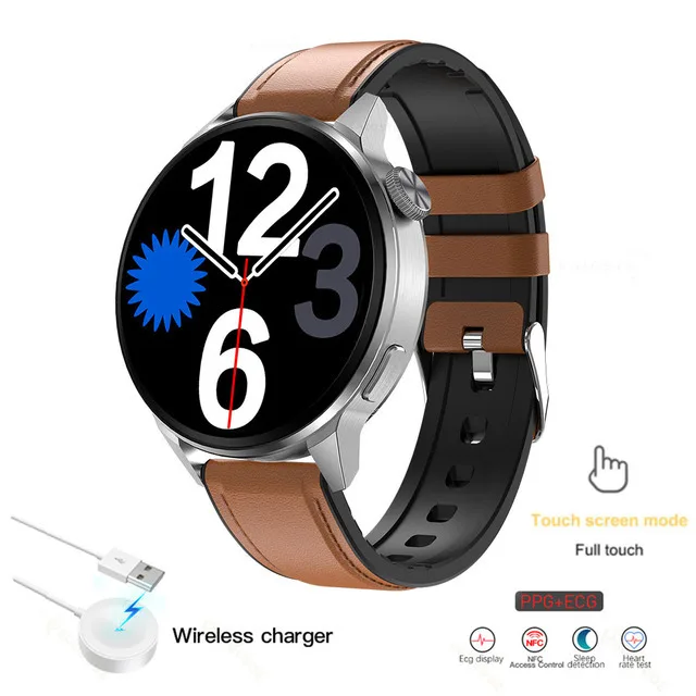 2022 NFC Bluetooth Call Smart Watch Men Sport GPS Track Watch Wireless Charging Heart Rate ECG PPG Smartwatch For Huawei Xiaomi 