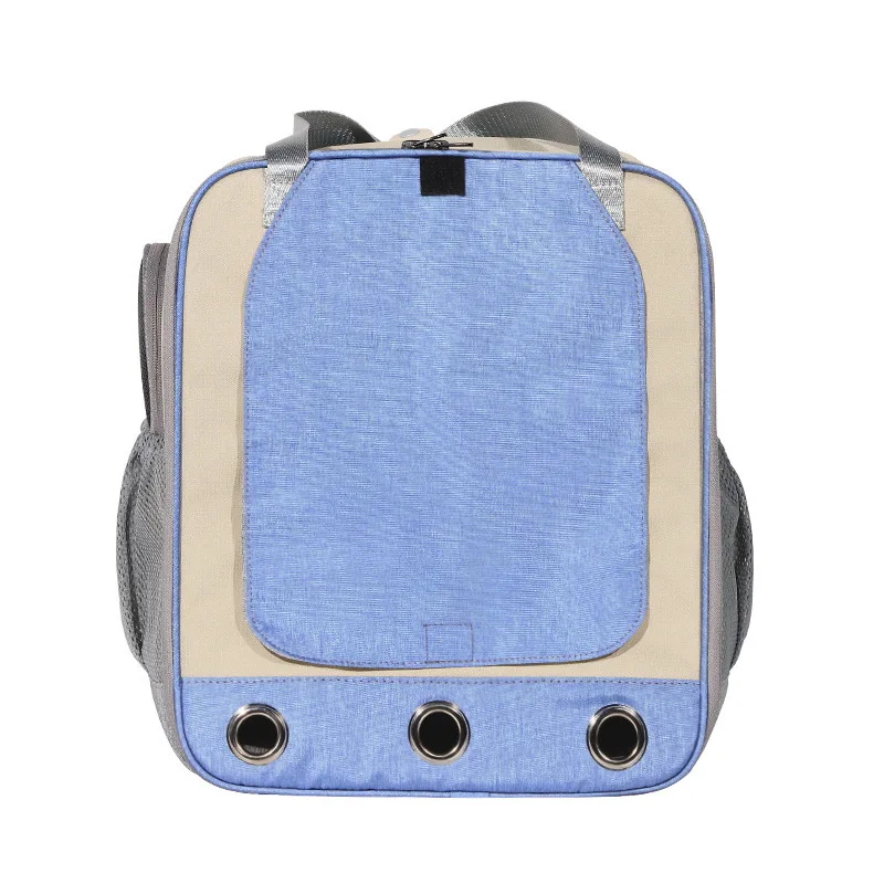 

Cat Backpack Portable Pet Bag Outdoor Cat Waterproof Breathable Double Shoulder Cat and Dog Bag Breathable Portable Travel Bag