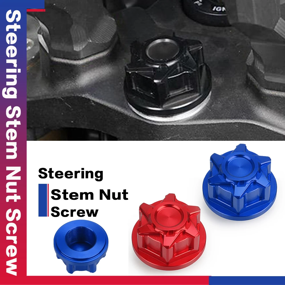 

Motorcycle Steering Stem Nut Screw cover For YAMAHA MT-09 MT09 TRACE/ABS 2014-2017 2018 2019 2020 TRACER 900 GT YZF R7 2022 2023