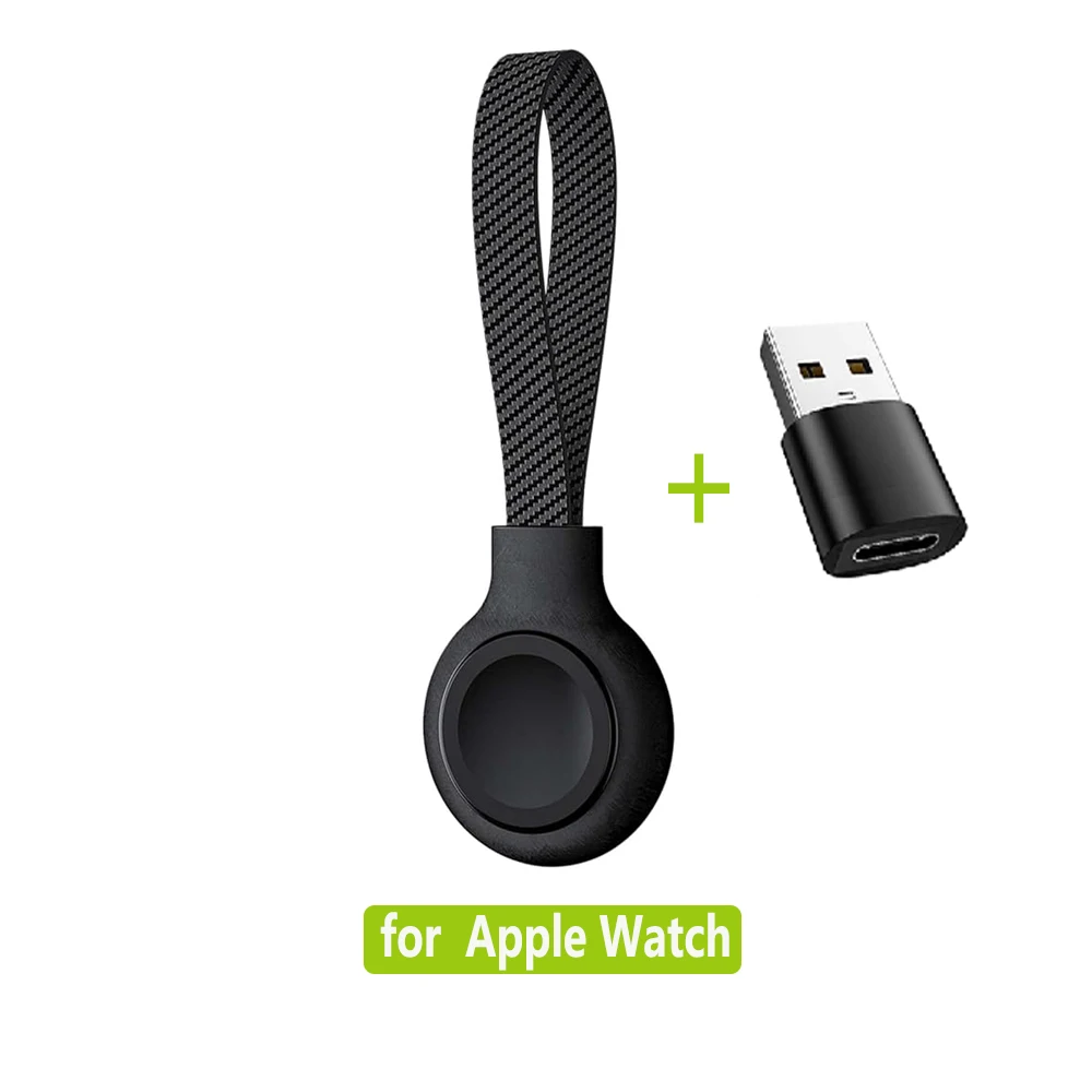 Bonola Braided Lanyard Magnetic Wireless Watch Charger with Buckle