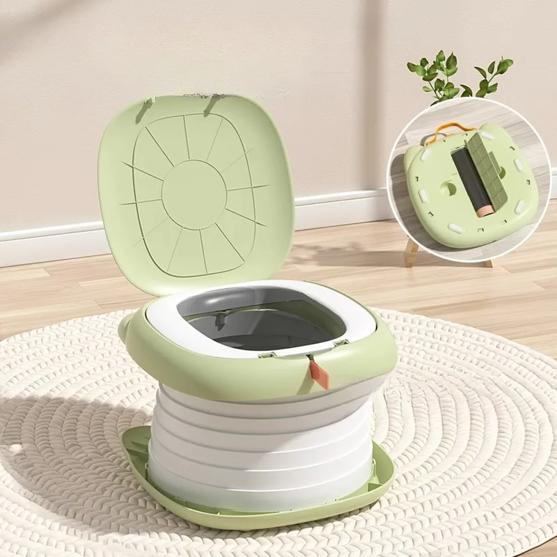 Portable Urinal Child Toilet Portable Baby Toilet Potty Training Seat Folding Car Travel for Boys Girls Outdoor Camping