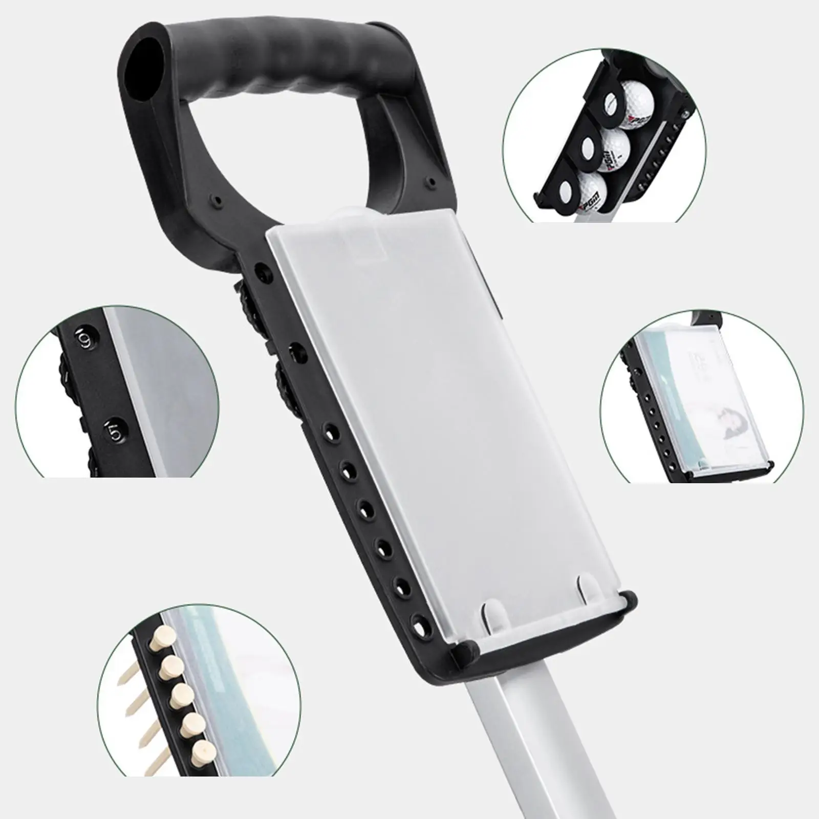 골프 풀 푸시 카트 2륜 장비 컴팩트 다기능 트롤리 핸드 카트 운동 피트니스 잔디 드라이빙 레인지용