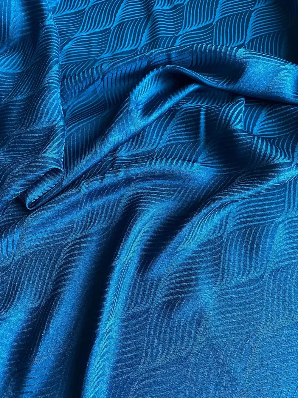 Jacquard Seide Stoff Mulberry Schwere Crepe Durch Die Meter für