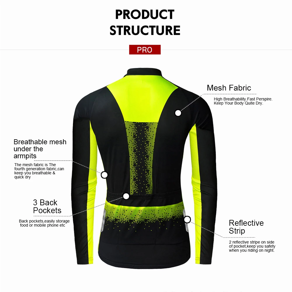 Cycling Long Sleeve Jersey Set | Long Sleeve Cycling Clothing - Breathable  Long - Aliexpress