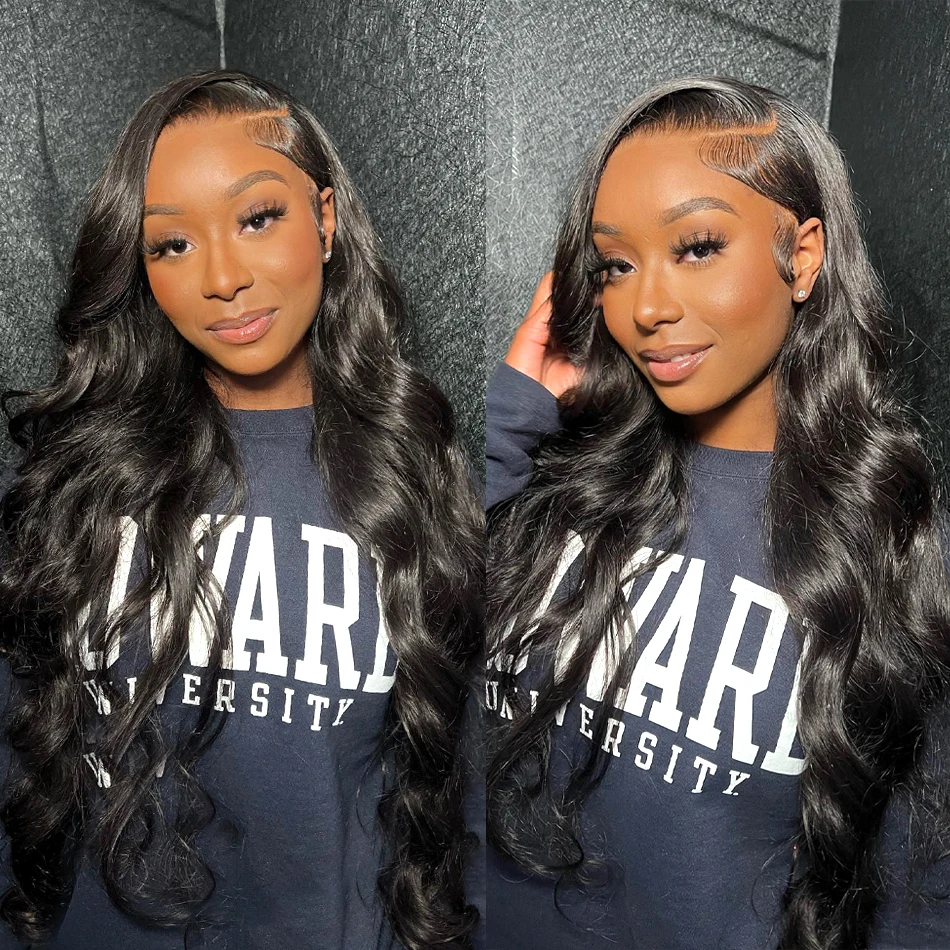 Body Wave Full Lace Wigs 28 30 Inches Water Wave Lace Frontal Human Hair Wig for Women Brazilian Remy Pre Plucked with Baby Hair