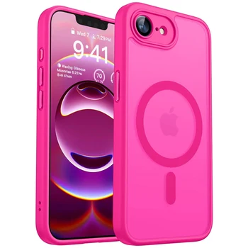 Luxury Matte Hard Case For iPhone 17E 16E 17 16 E 15 14 13 12 11 Pro Max iPhone17e iPhone16e Magsafe Charge Translucent Cover 1