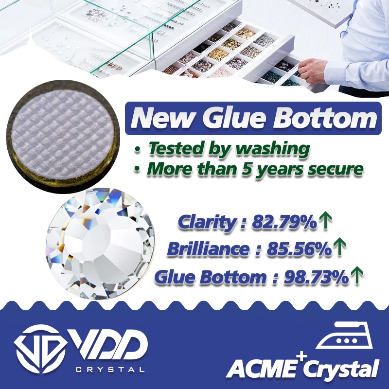 Acme Plus-ダイヤモンドとラインストーンのホットフィックス