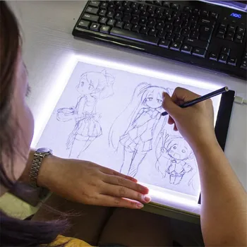 A3/A4/A5 Three Level Dimmable Led Light Pad Drawing Board Pad Tracing Light Box Eye Protection Easier for Diamond Painting 1