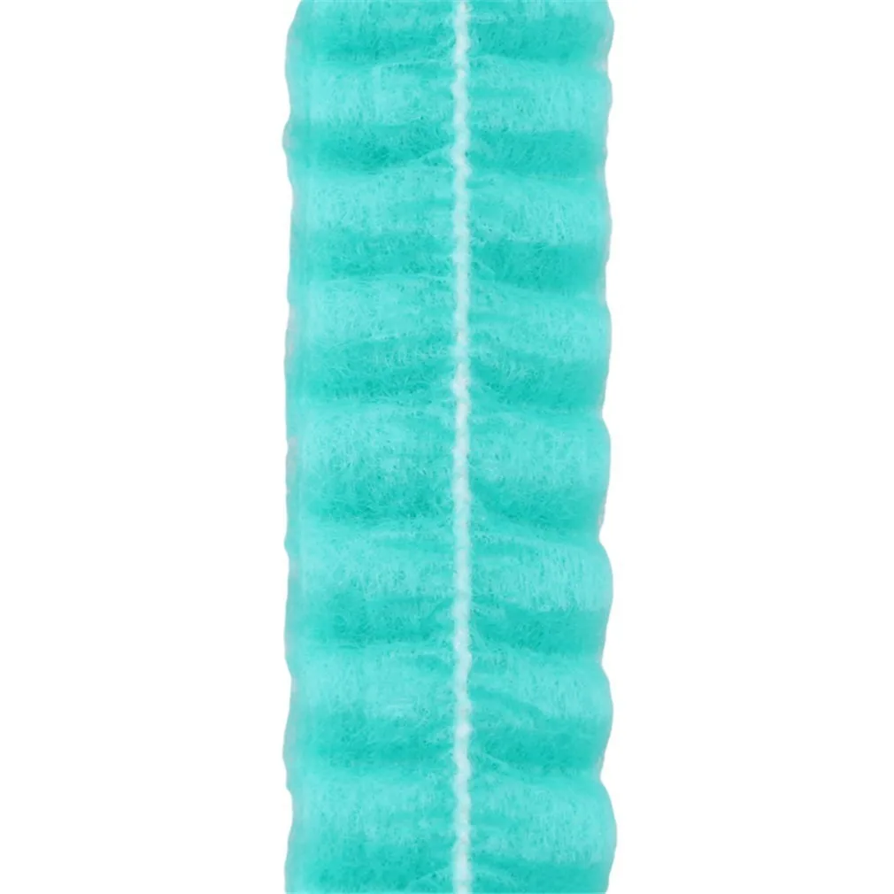 100pcs/Pack Disposable Hair Head Covers Net Bouffant Dustproof Anti Dust Caps Breathable Shower Bathing Hats Kitchen 3