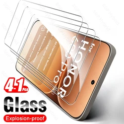 Premium Clear Tempered Glass Screen Protector - 4 - Pack for 3Pieces (Transparent)