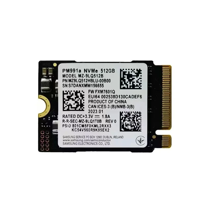 PM991 5枚 GS 7およびpro用の内蔵ソリッドステートドライブ,オリジナル