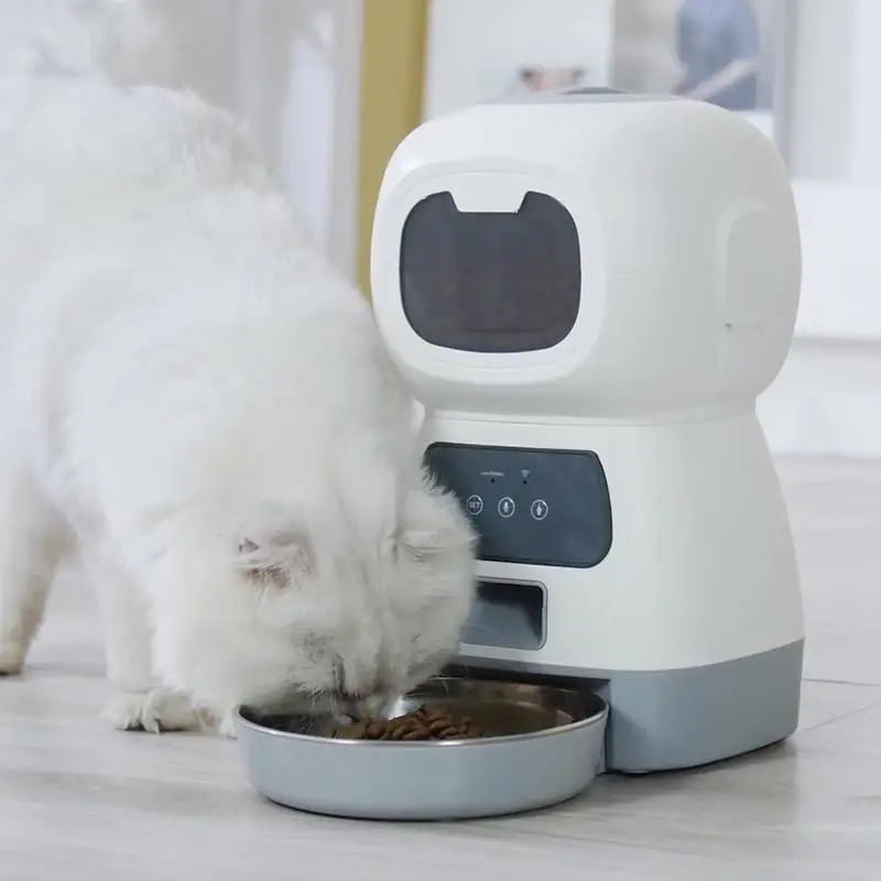 

3.5L Automatic Pet Feeder Smart Food Dispenser for Dog Cat Bowl Timer Robot Pet Feeding Water Dispenser Auto Sensor App Control