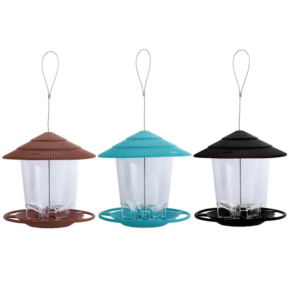 Hanging Gazebo Feed Station Garden Outdoor Per Contenitore Per Alimenti Per Animali Domestici Strumento Per L'Alimentazione Mangiatoia Per Uccelli For