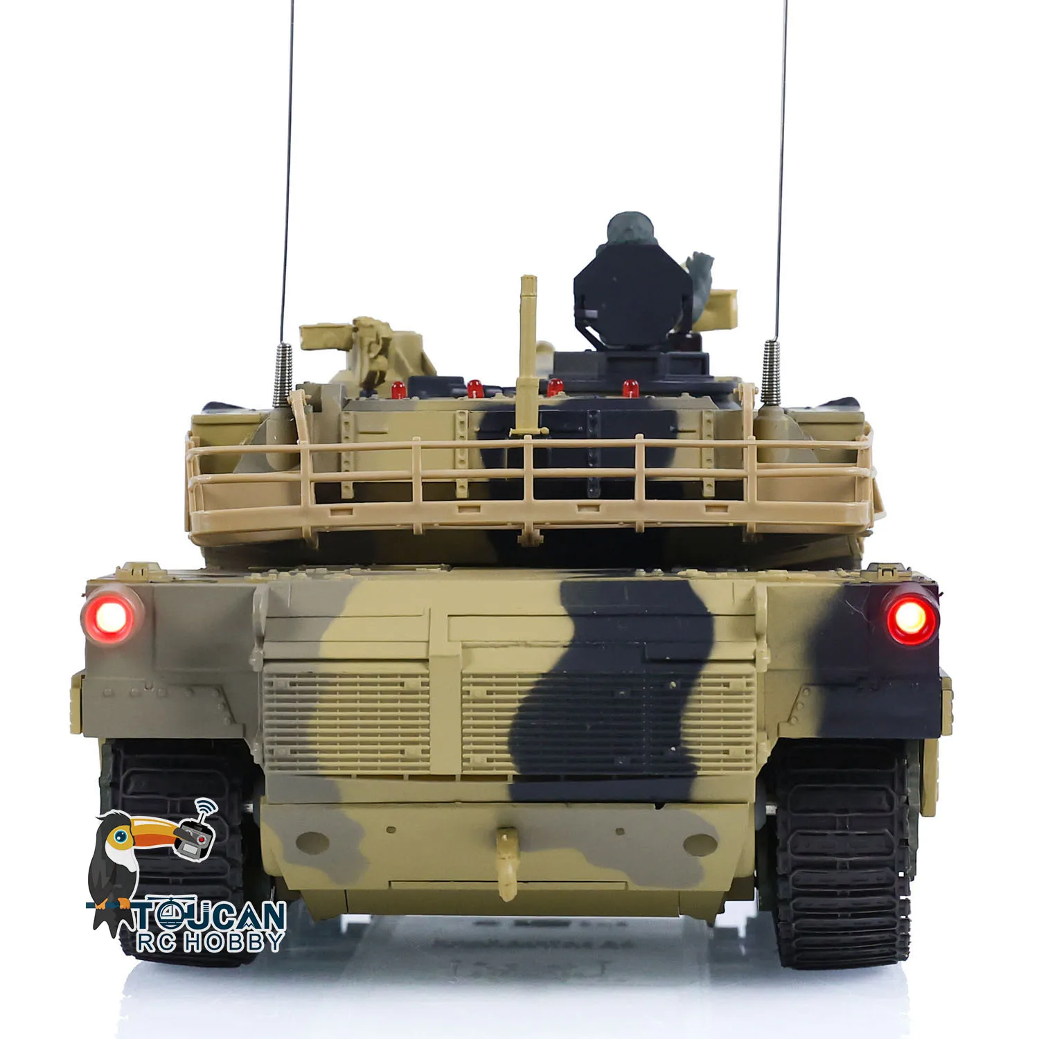 Heng Long 1/24 M1A2 3816-2 RC Tank Abrams 2.4G Toys TOUCAN Radio Control Battle Tank Cars Vehicle Model for Boys Gifts TH23394 5