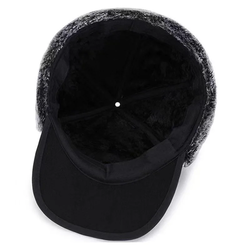 Sombrero Unisex Invierno Con Orejeras, Correa Para Barbilla Con Protección Contra Viento